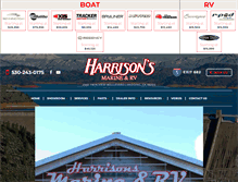 Tablet Screenshot of harrisonsmarine.com